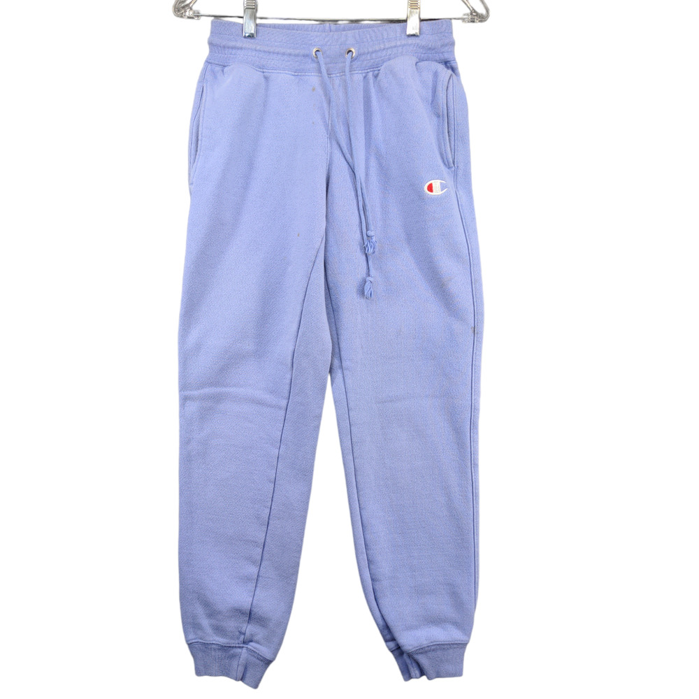 Champion Reverse Weave Women's Jogger Sweatpants Blue XS Drawstring Waistband